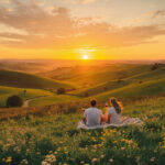 Relaxing couple at Hidden Fell Escapes