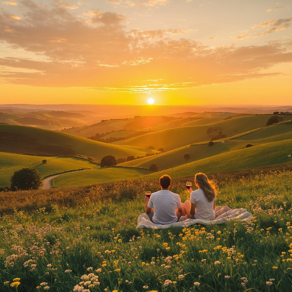 Relaxing couple at Hidden Fell Escapes