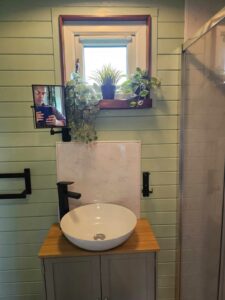Hidden Fell Escapes - Bathroom Image - during the final decorating